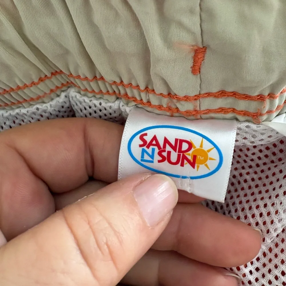 Sand N Sun Orange Swim Trunks XL (40/42)